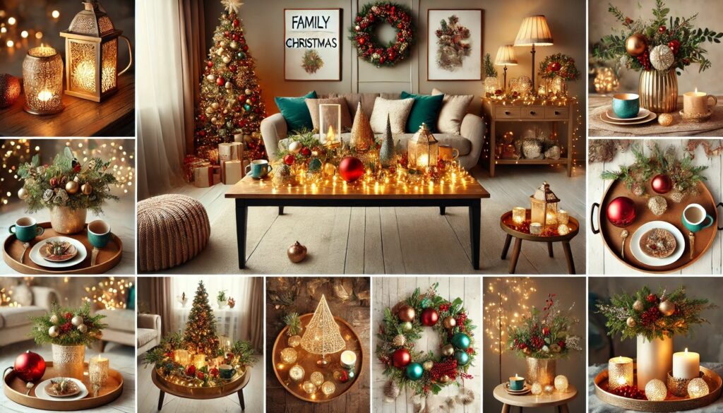 Family-Friendly Coffee Table Christmas Decor