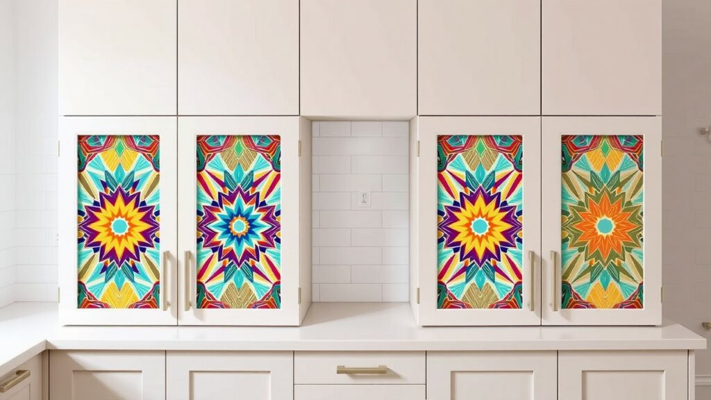 Geometric Pattern Kitchen Decor Transformation