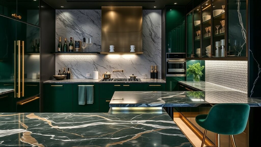 Innovative Glam Kitchen Design