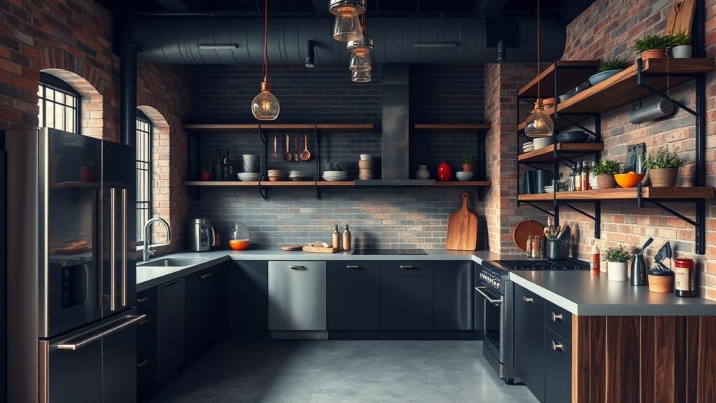 Innovative Industrial Kitchen Design