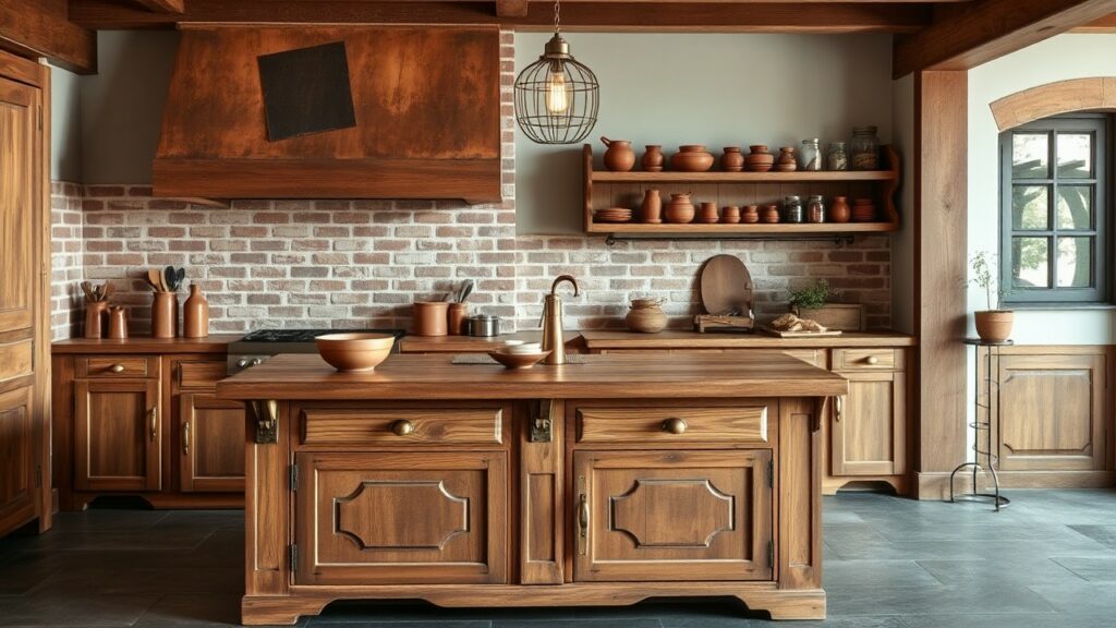 Innovative Rustic Kitchen Design