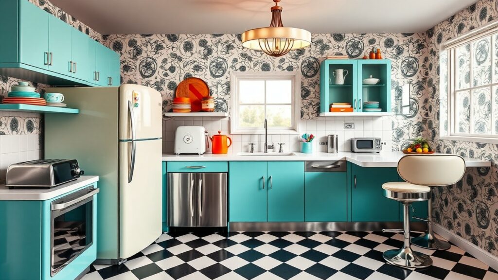 Retro Kitchen Decor Transformation