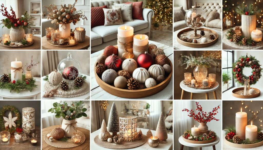 Stunning Coffee Table Christmas Decor