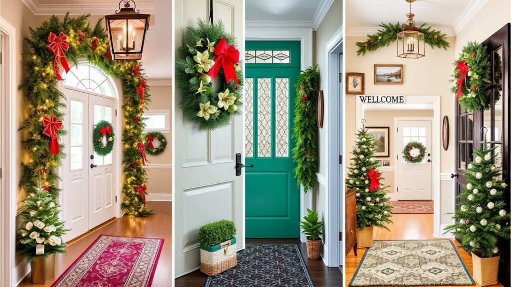 Stunning Hallway Christmas Decor