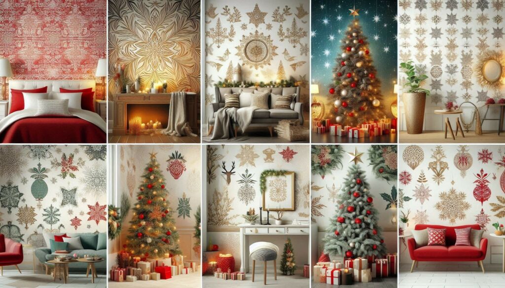 Stylish and Simple Christmas Wallpaper