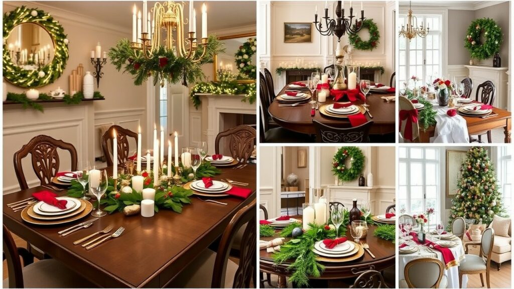 Timeless Christmas Dining Table Styling