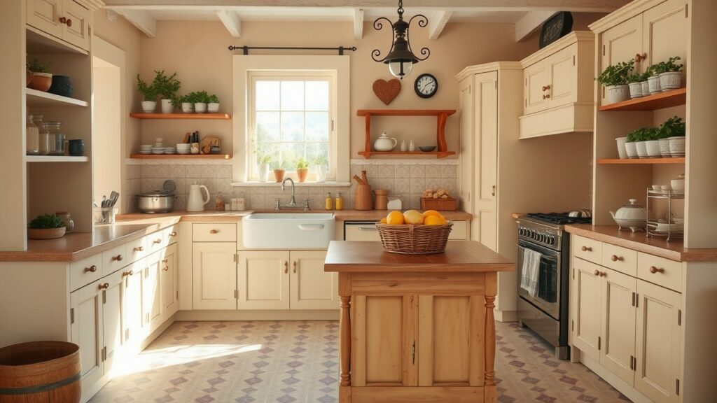 Unique Cottage Style Kitchen Design