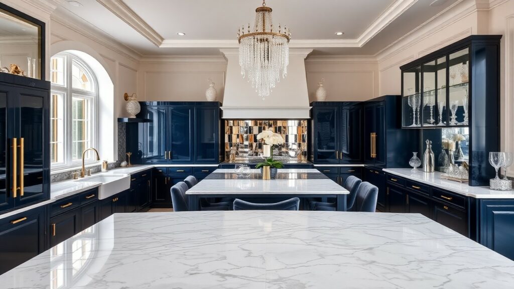 Unique Glam Kitchen Design