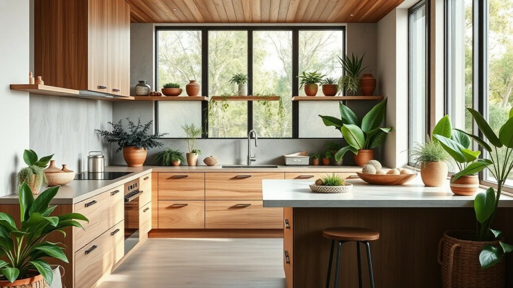 Unique Organic Modern Kitchen Design