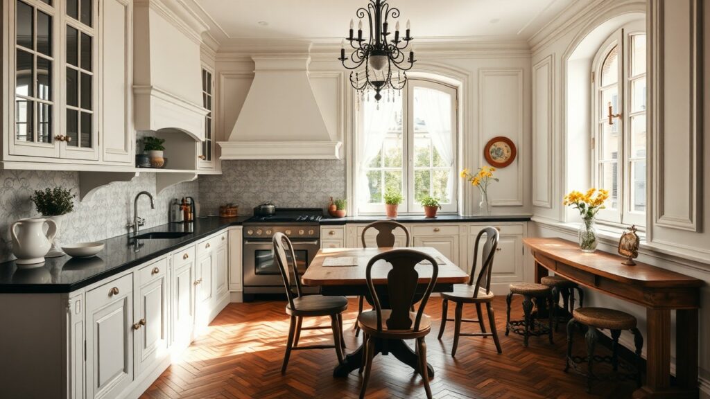 Unique Parisian Kitchen Design