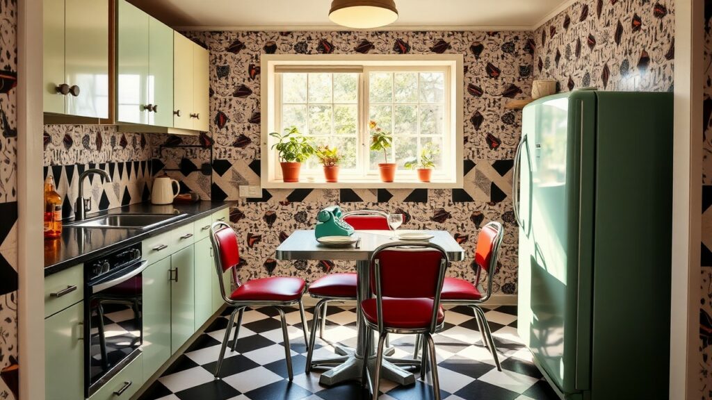 Unique Retro Kitchen Design