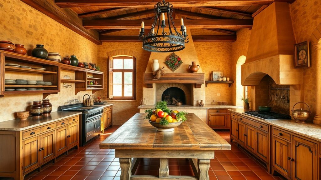 Unique Tuscan Kitchen Design