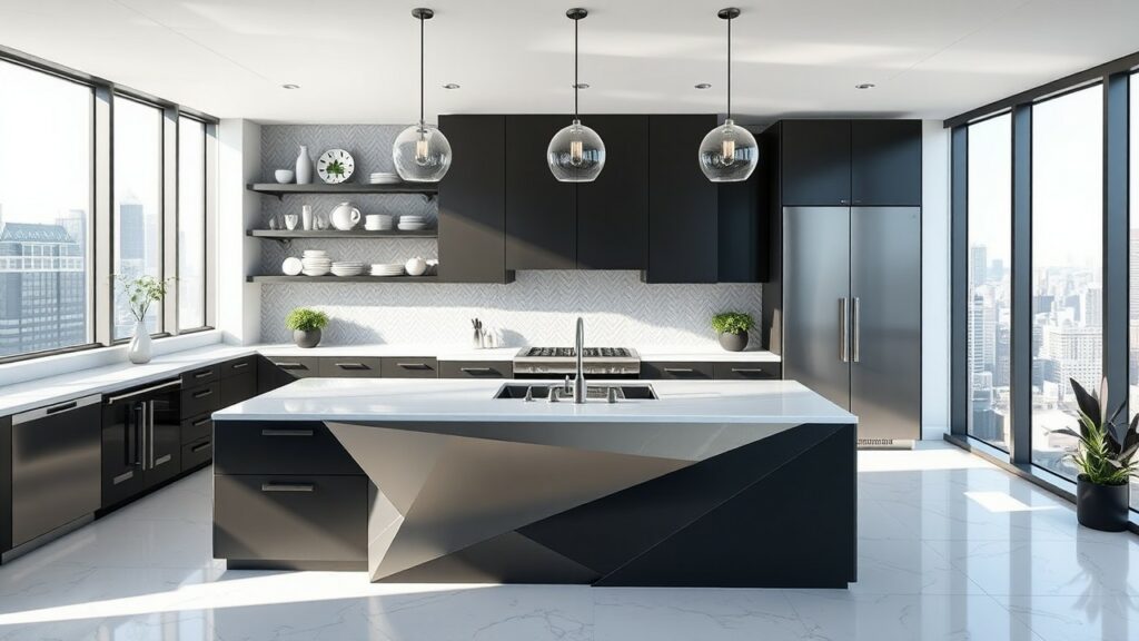 Unique Urban Modern Kitchen Design