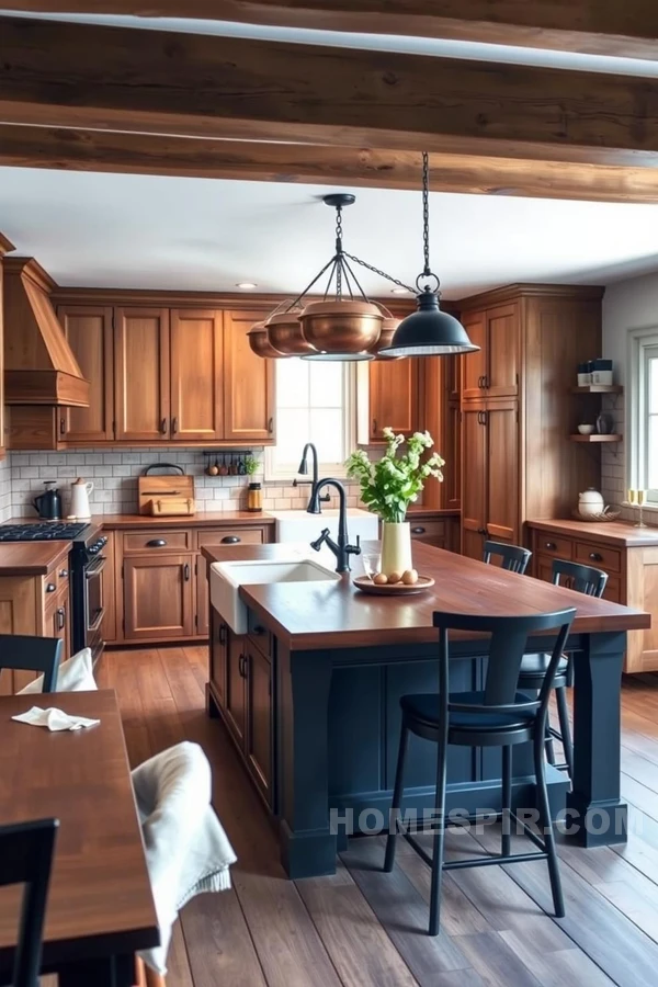 Classic Modern Cottage Kitchen Elegance