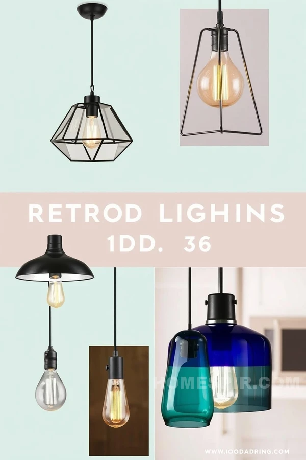 Geometric Retro Lighting Ideas