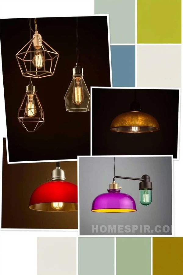 Retro Pendant Lights for Cozy Kitchens