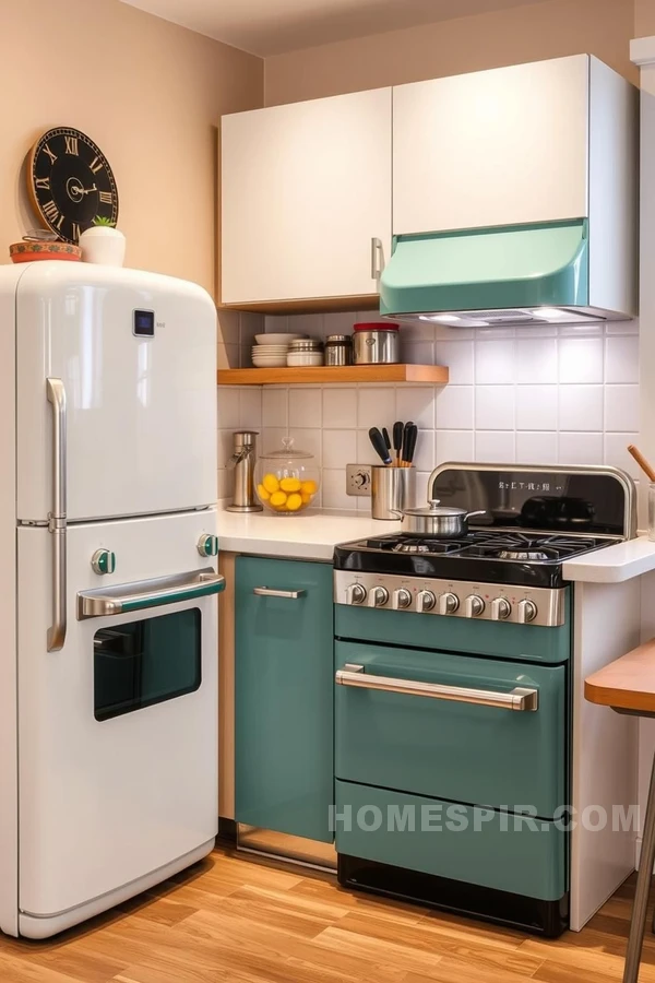 Smart Technology in Retro Kitchen Design