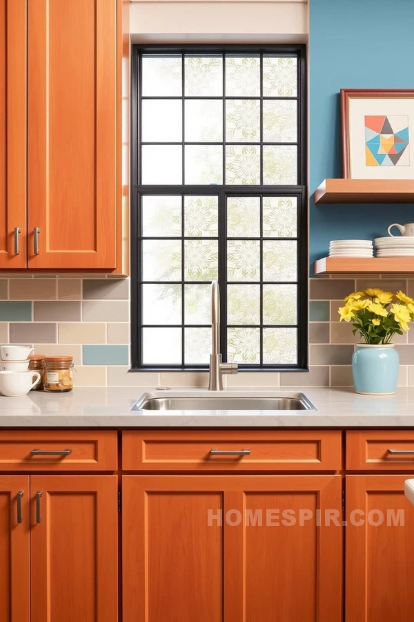 Stylish Retro-Themed Kitchen Backsplashes