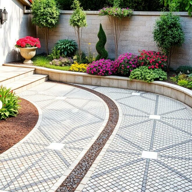 16 Artistic Luxury Stone Mosaic Garden Ideas for Creative Elegance (#9 is Jaw-Dropping!)