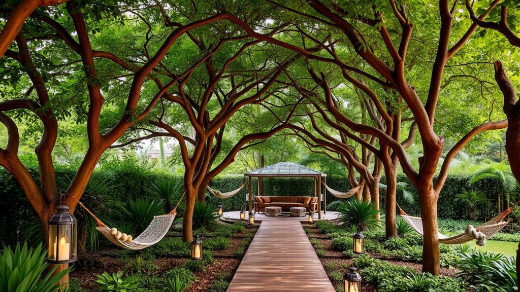 17 Luxury Canopy Retreat Garden Inspirations and Ideas