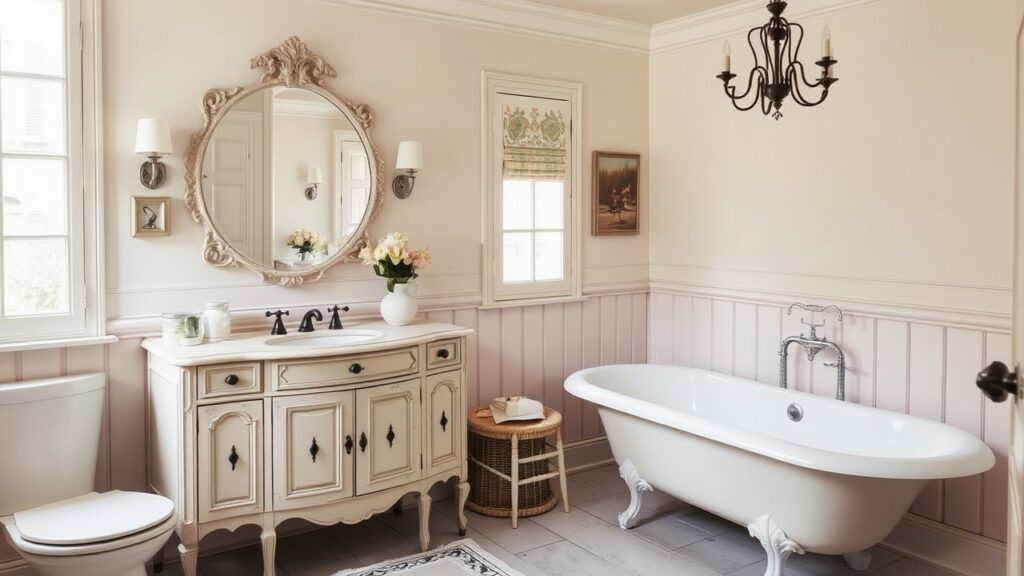 18 French Country Luxury Bathroom Ideas