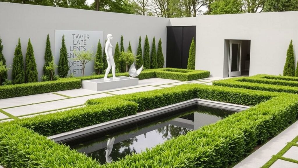 18 Luxury Geometric Design Garden Inspirations and Ideas