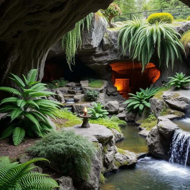 18 Stunning Luxury Grotto Garden Designs That Are Secret Havens (#12 Will Dazzle You!)