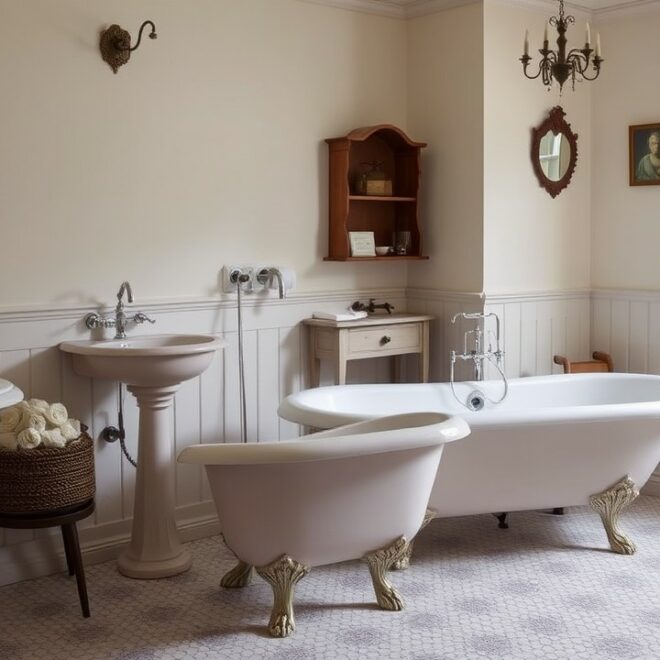 18 Victorian-Era Luxury Bathroom Ideas for Timeless Charm (#12 Will Surprise You!)