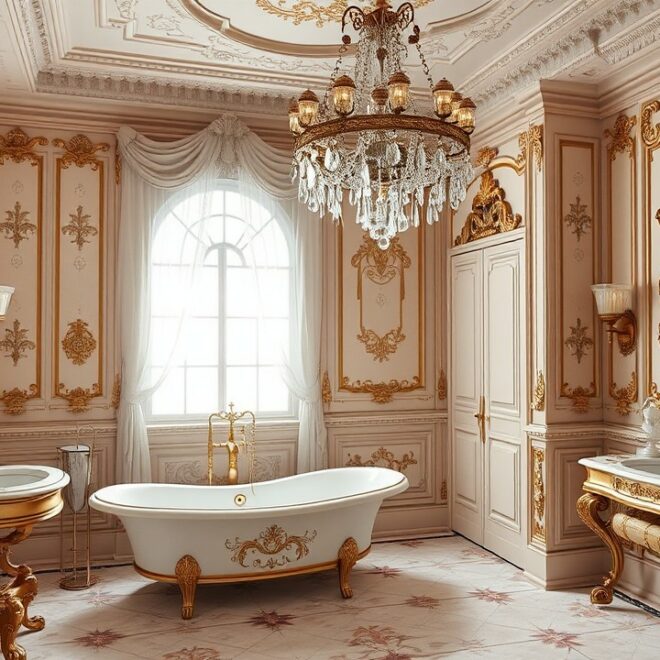 19 Baroque-Inspired Luxury Bathroom Designs for Lavish Glamour (#12 Will Amaze You!)