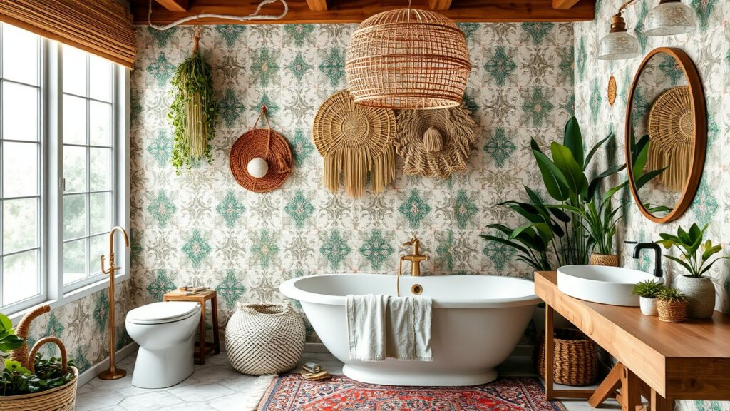 19 Boho-Chic Luxury Bathroom Design Ideas