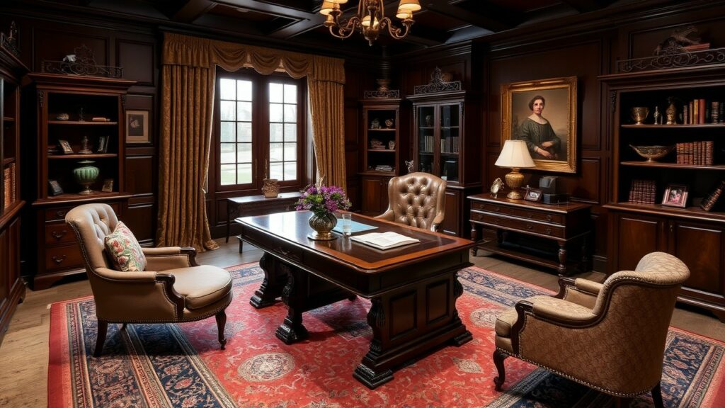 19 Heritage Luxury Home Office Inspirations