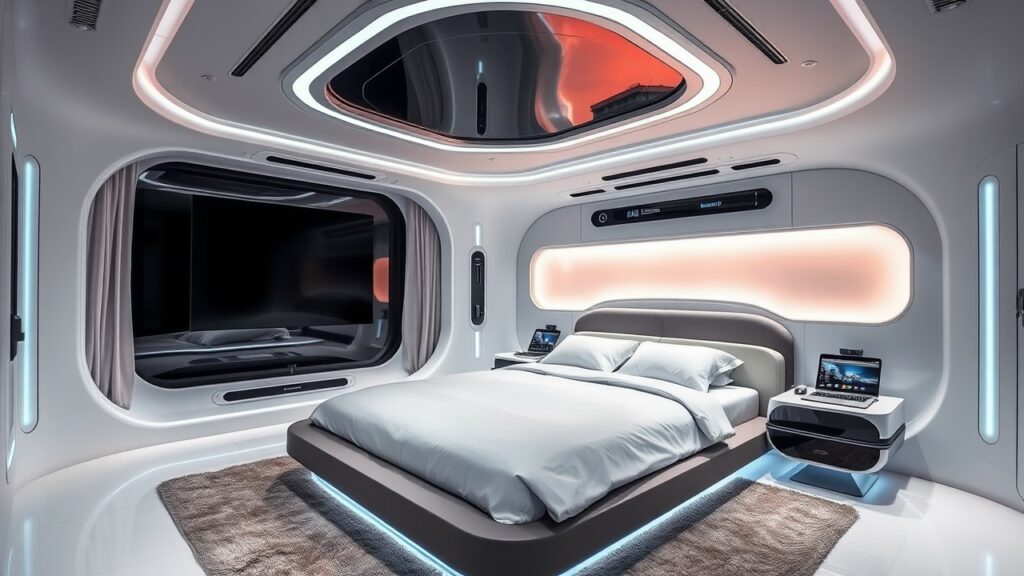 19 High-Tech Smart Luxury Bedroom Inspirations