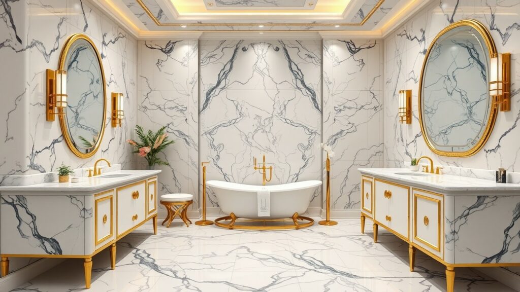 19 Marble-Clad Luxury Bathroom Concepts