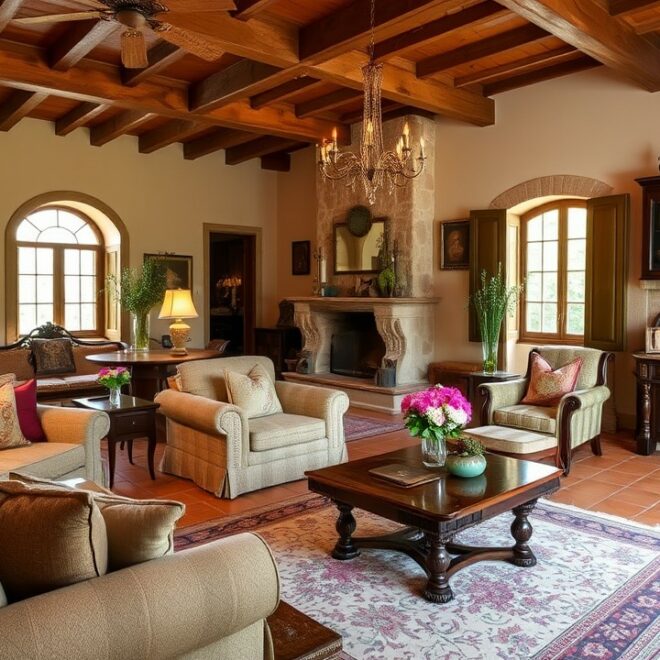 19 Tuscan Villa Living Room Inspirations for Old-World Charm (#8 Will Enchant You!)