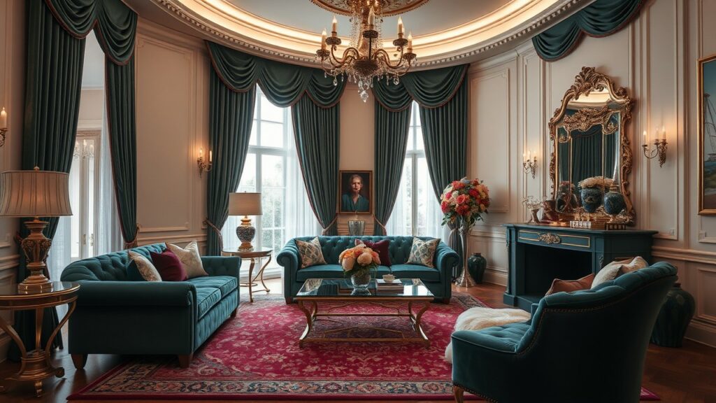 19 Velvet-Draped Luxury Living Room Inspirations