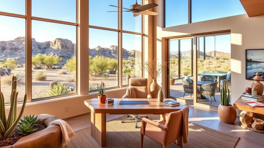 20 Desert Retreat Luxury Home Office Inspirations