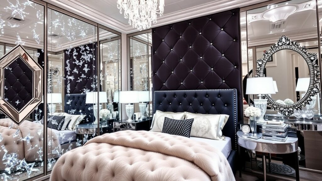 20 Diamond-Inspired Luxury Bedroom Ideas