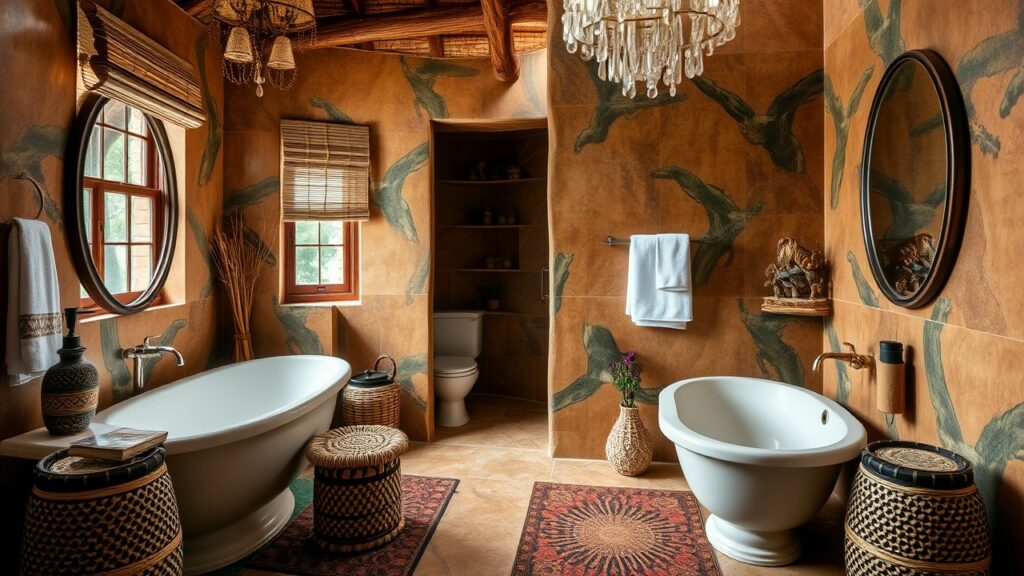 20 Exotic Safari Luxury Bathroom Ideas