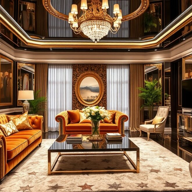 20 Glamorous Hollywood Luxury Living Rooms to Inspire Sophistication (#9 Will Captivate You!)