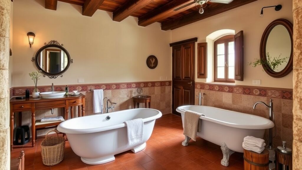 20 Italian Villa Luxury Bathroom Design Ideas