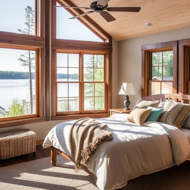 20 Luxury Lakehouse Bedroom Ideas for Serene Escapes (#10 Will Soothe Your Soul!)