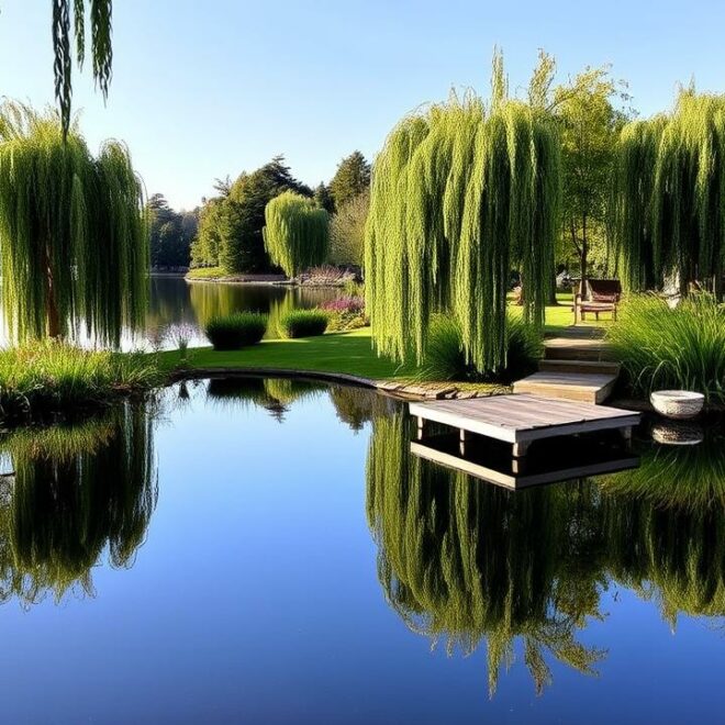 20 Picturesque Luxury Lakeside Reflection Garden Concepts That Radiate Calm (#11 is Magical!)