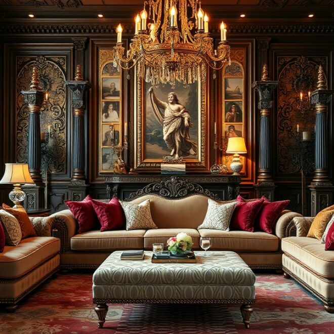 20 Majestic Four-Poster Living Room Ideas for Grand Style (#8 Will Wow You!)