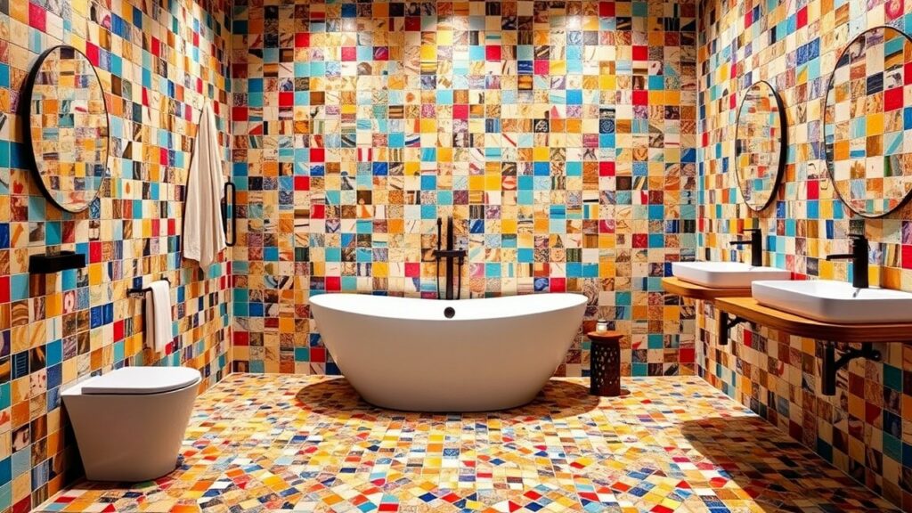 20 Mosaic Art Luxury Bathroom Design Concepts