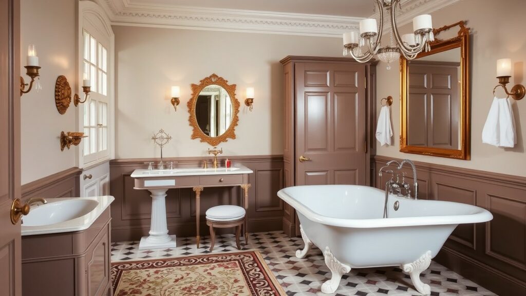 20 Regency-Inspired Luxury Bathroom Inspirations