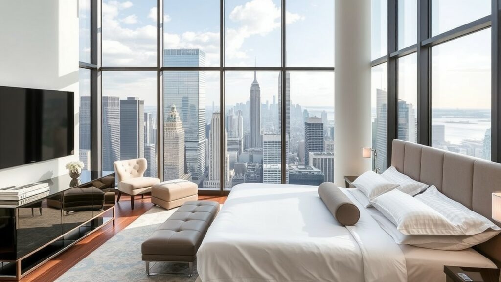 20 Skyline View Luxury Bedroom Designs