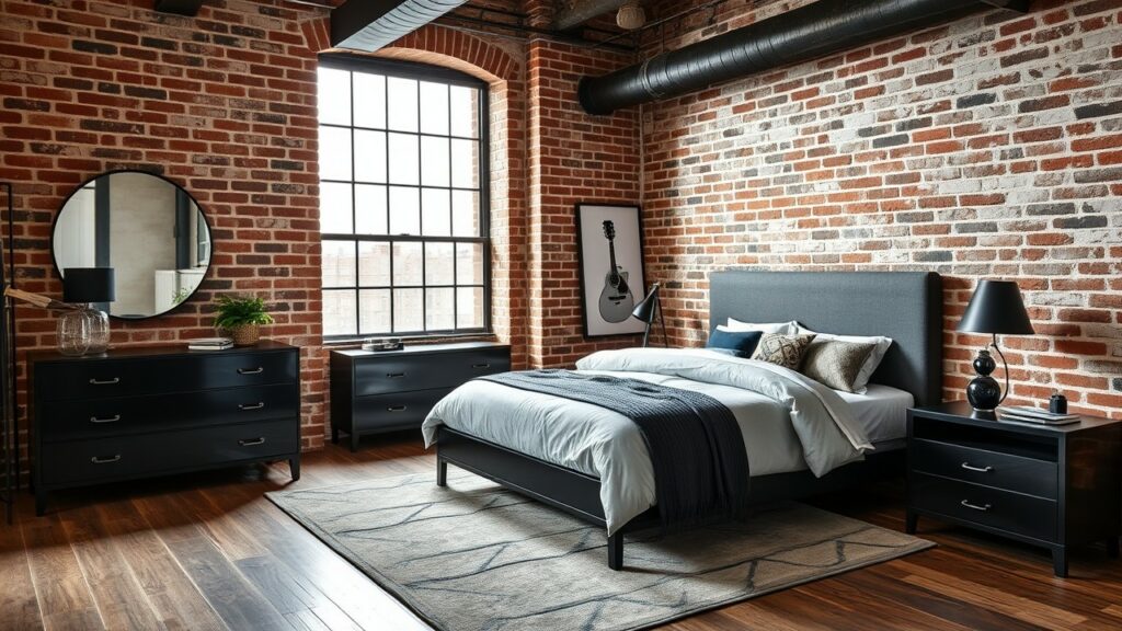 20 Urban Industrial Luxury Bedroom Concepts