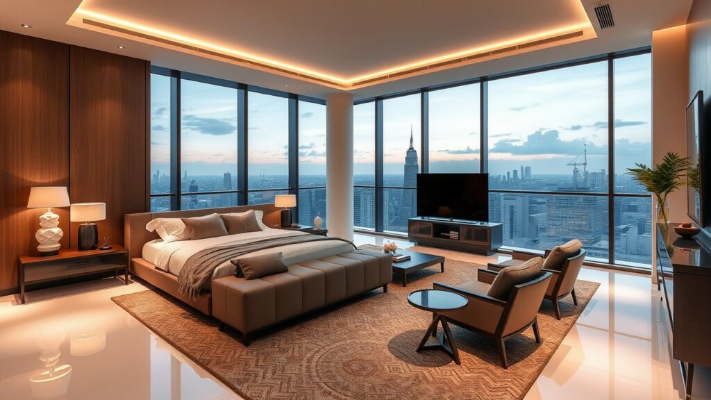 20 Urban Penthouse Luxury Bedroom Inspirations