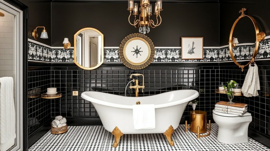 21 Art Deco Luxury Bathroom Inspirations