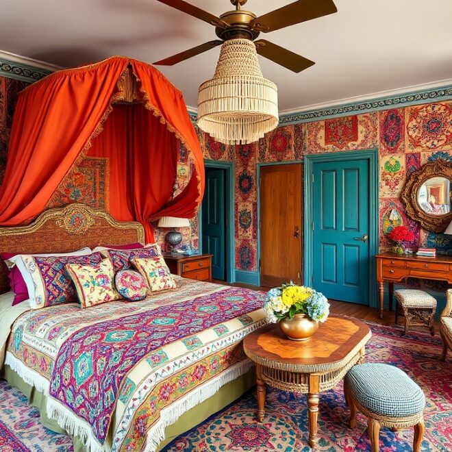 21 Boho Luxe Luxury Bedroom Designs to Infuse Bohemian Flair (You’ll Fall in Love with #14!)